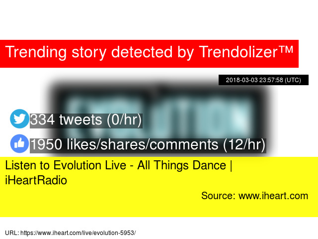 Listen To Evolution Live All Things Dance Iheartradio